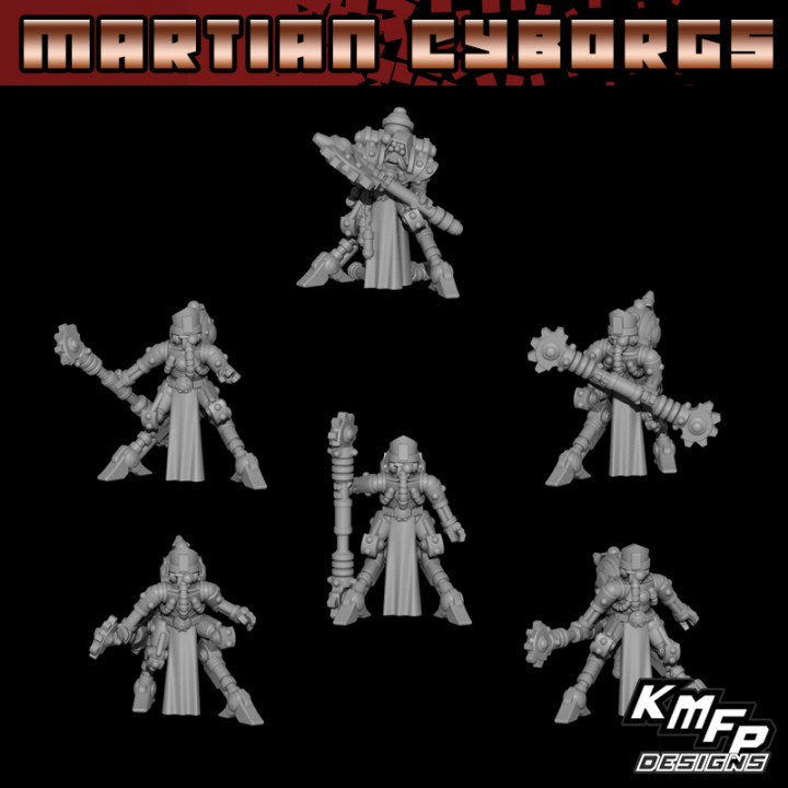 Martian Cyborg Drift Stalkers (6-8mm)