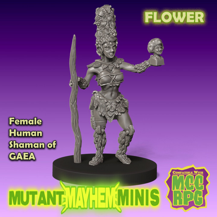 Flower, Female Human Shaman image