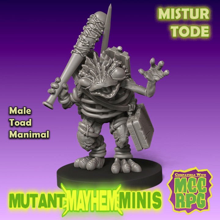 Mistur Tode, Male Toad Manimal image