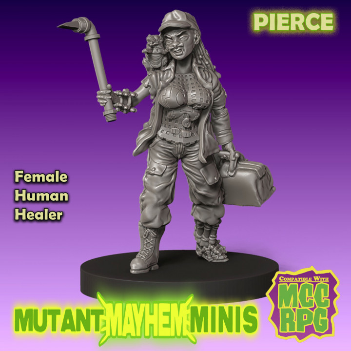 Pierce, Female Human Healer image