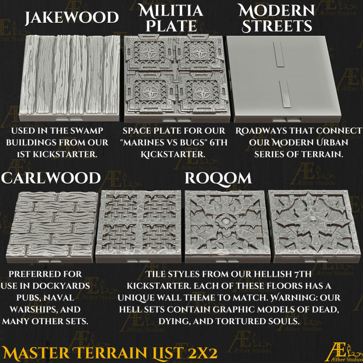 AEMTL2X2 - Master Terrain List 2x2 Tiles image