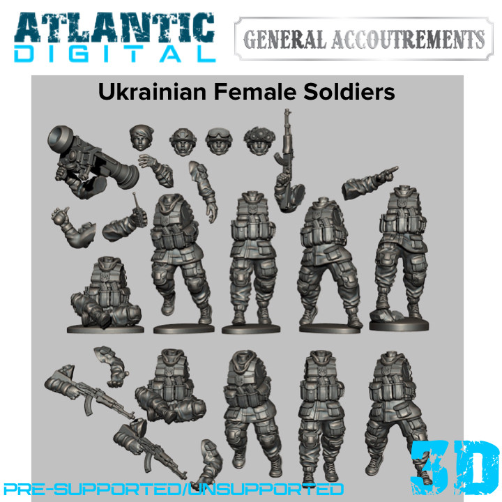 Modern Ukrainian Female Soldiers image