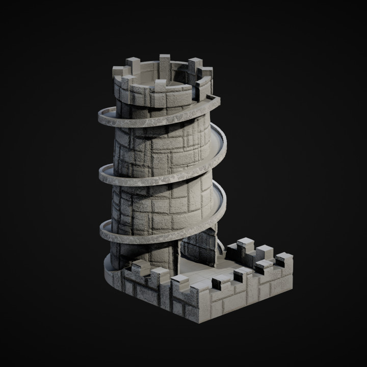 Medieval Tower - Dice Tower image