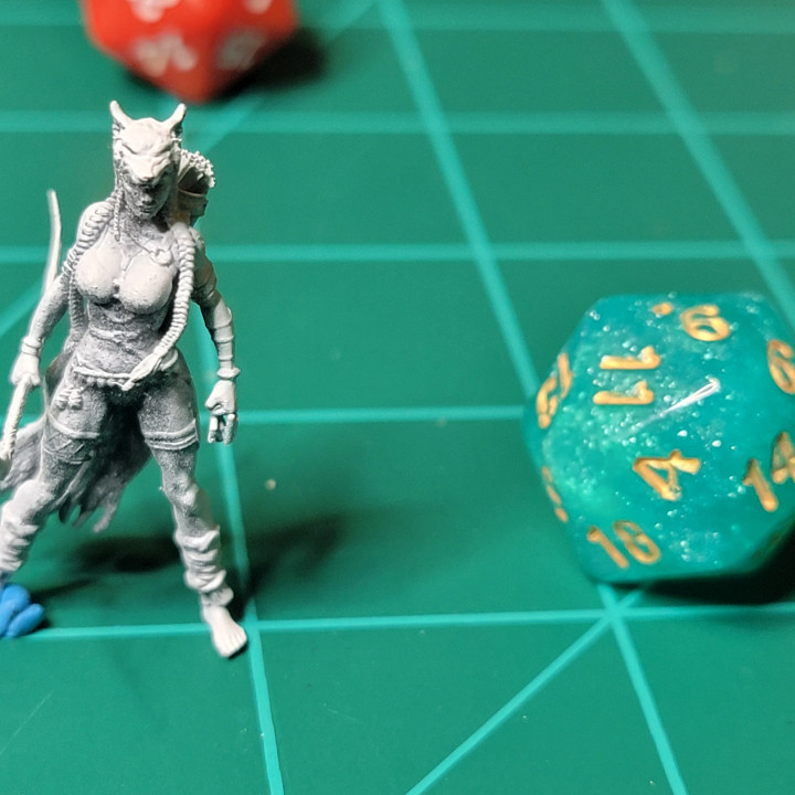 3D Print of Pingá - The goddess of the hunt by eduardoestrada