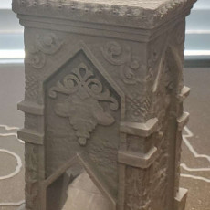 Picture of print of Monolith Dice Tower - SUPPORT FREE!