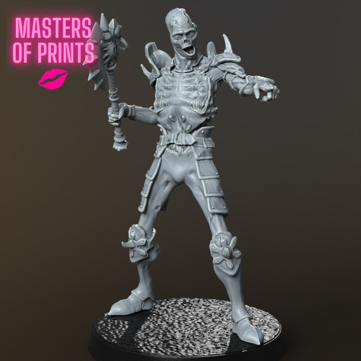 ZOMBIE WARRIOR - - MINIATURE 75 MM SCALE