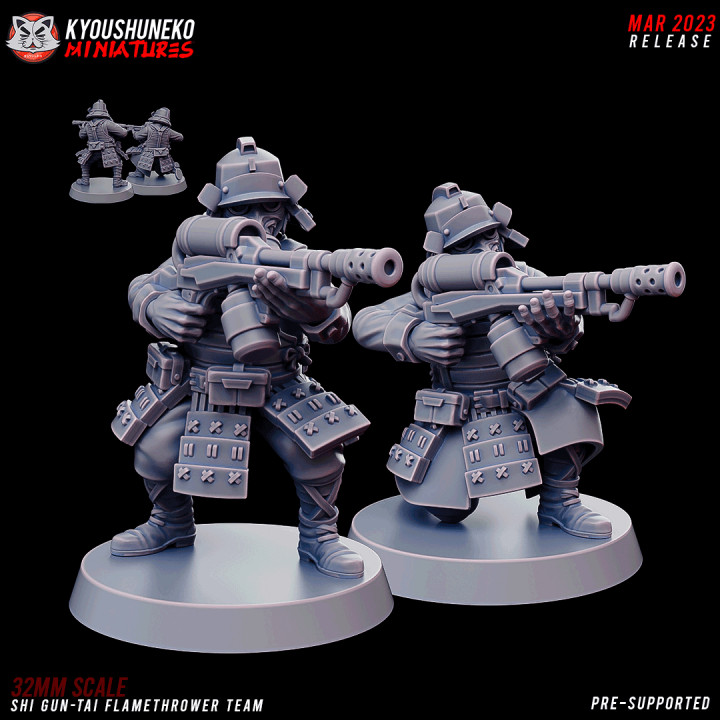 Shi Gun-Tai Flamethrower Team image