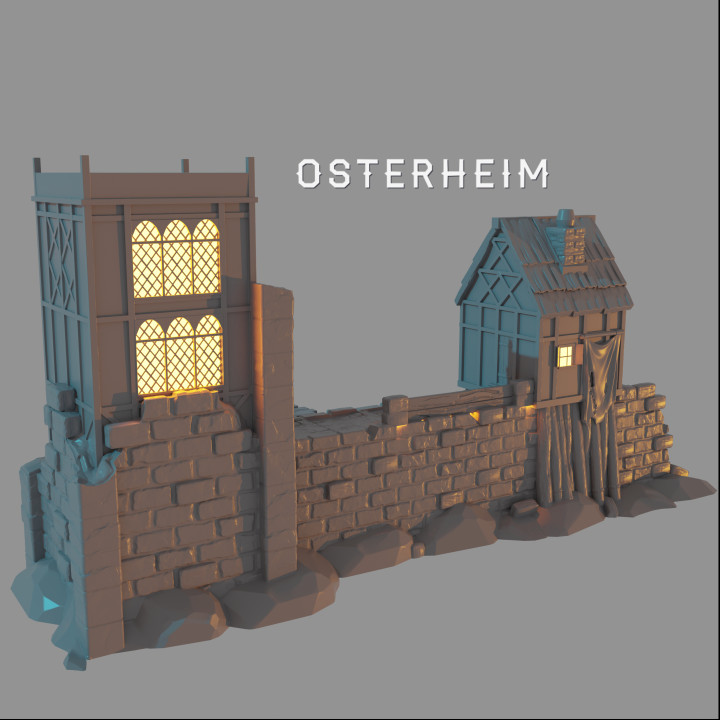 OSTERHEIM -  Ruined Wall and Tower image
