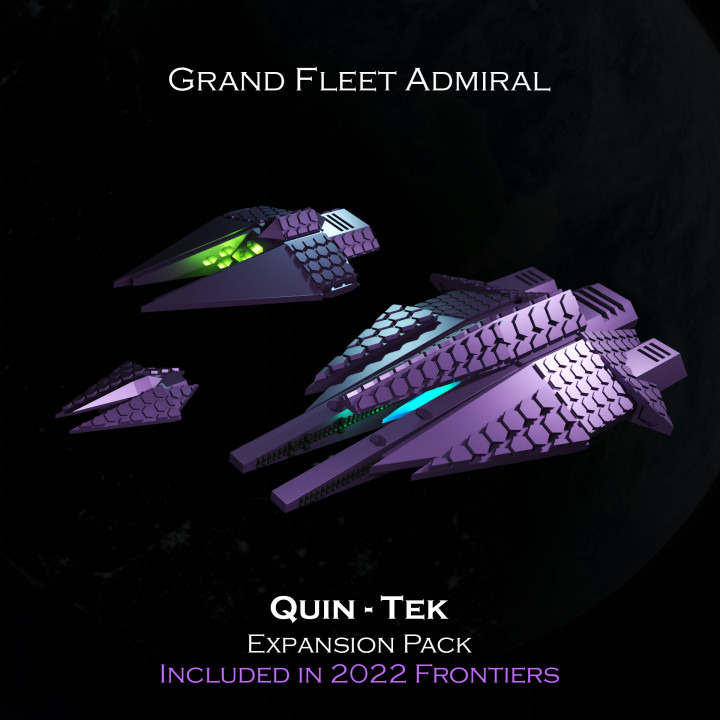SCI-FI Ships Expansion Pack Frontiers - QuinTek - Presupported image