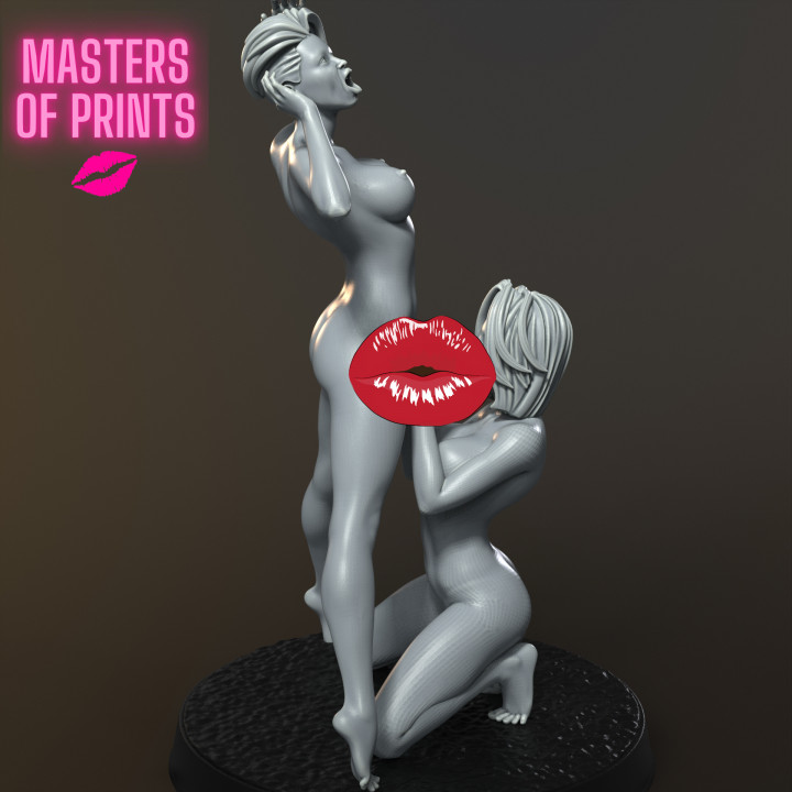 FUTANARI - NSFW - EROTIC MINIATURE 75 MM SCALE image