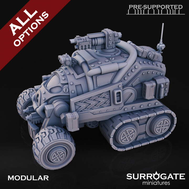 Zoltan Alliance Rock Rider, Surrogate Miniatures March Modular Vehicle Release