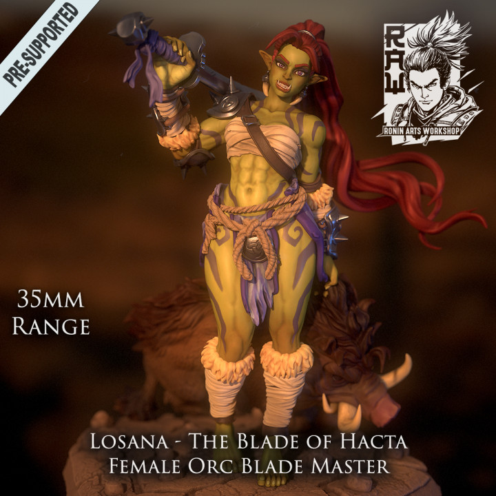 Losana - Female Orc Blademaster image