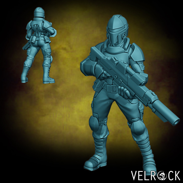 Female Sector Enforcer 2 (PRESUPPORTED)