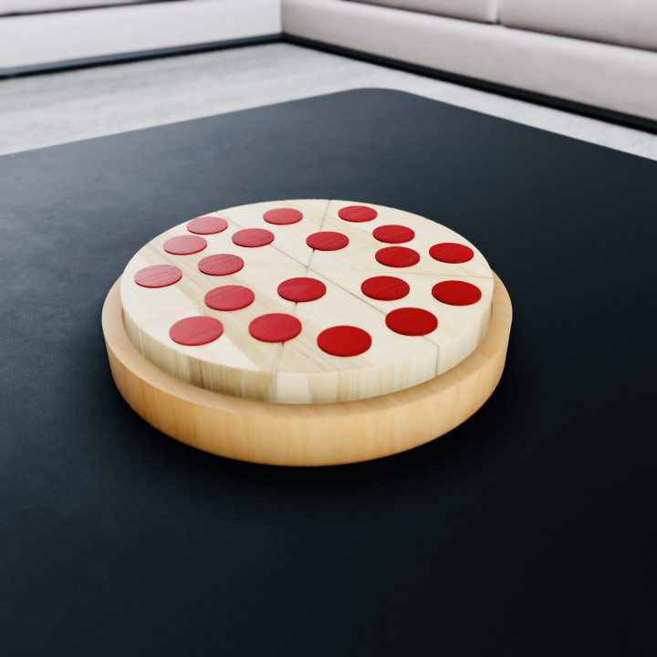 Pizza Puzzle - Montessori Toy