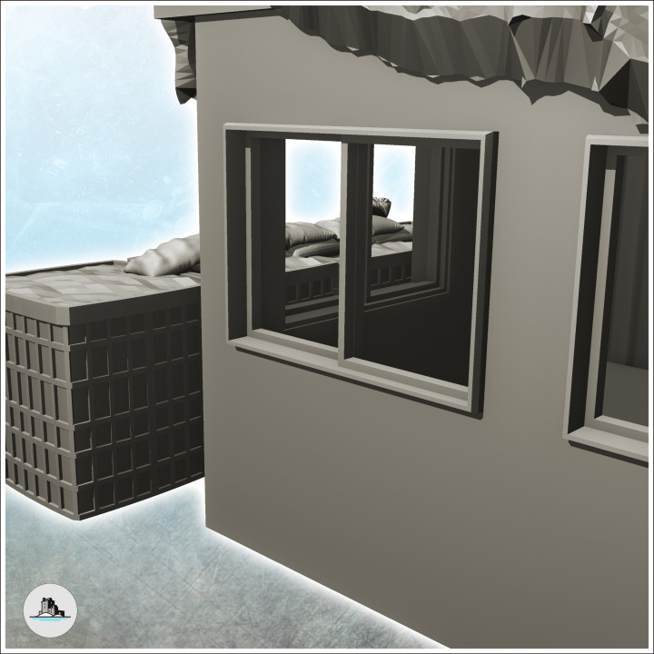 Fortified command post with hesco gabion and air conditioning (3) - Cold Era Modern Warfare Conflict World War 3 RPG Afghanistan Iraq
