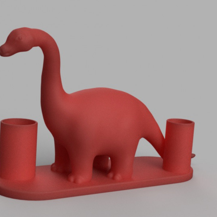 Dinosaur pen holder image