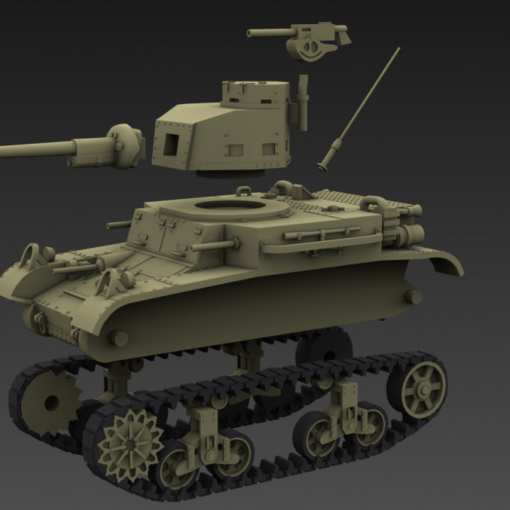Light Tank M2A4 (USA, WW2) image