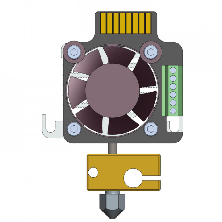 3D model of Snapmaker J1 Hotend module