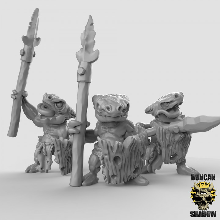 Kobolds with Spears (Pre Supported) image