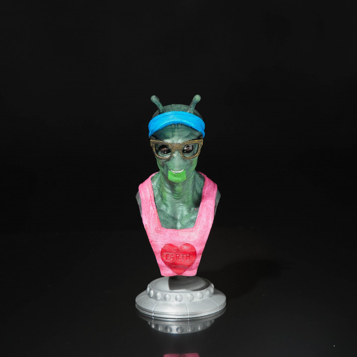 Alien Tourist Bust #1 - Steve image