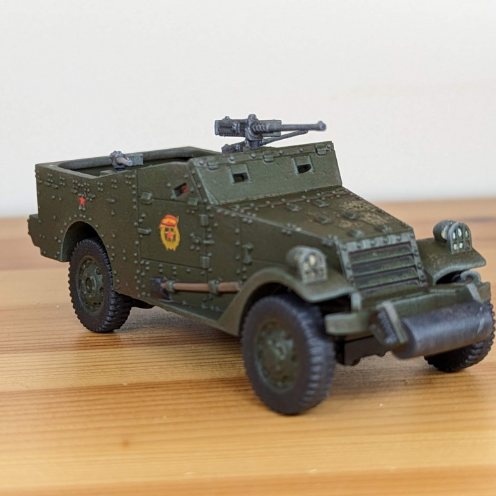 M3A1 Scout car - White car (USA, WW2)
