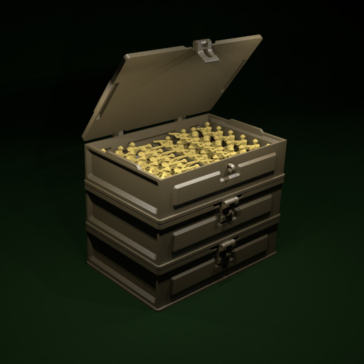 Stackable Army Storage - for 1:72 Scale minis image