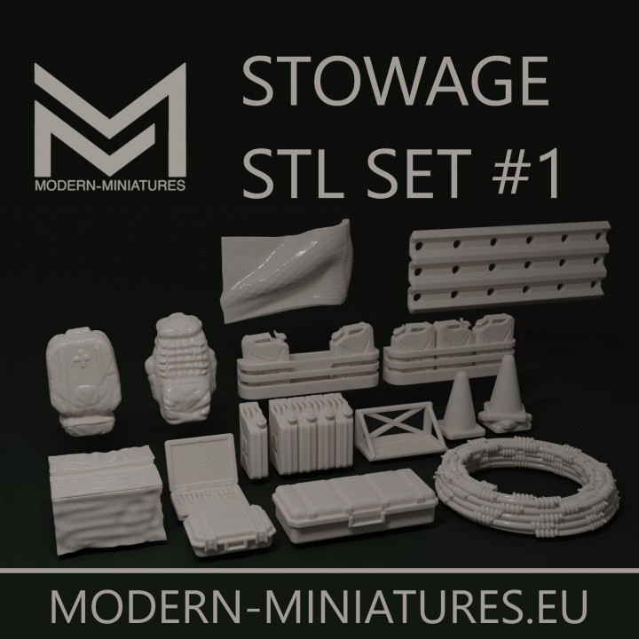 Modern Military Stowage set image