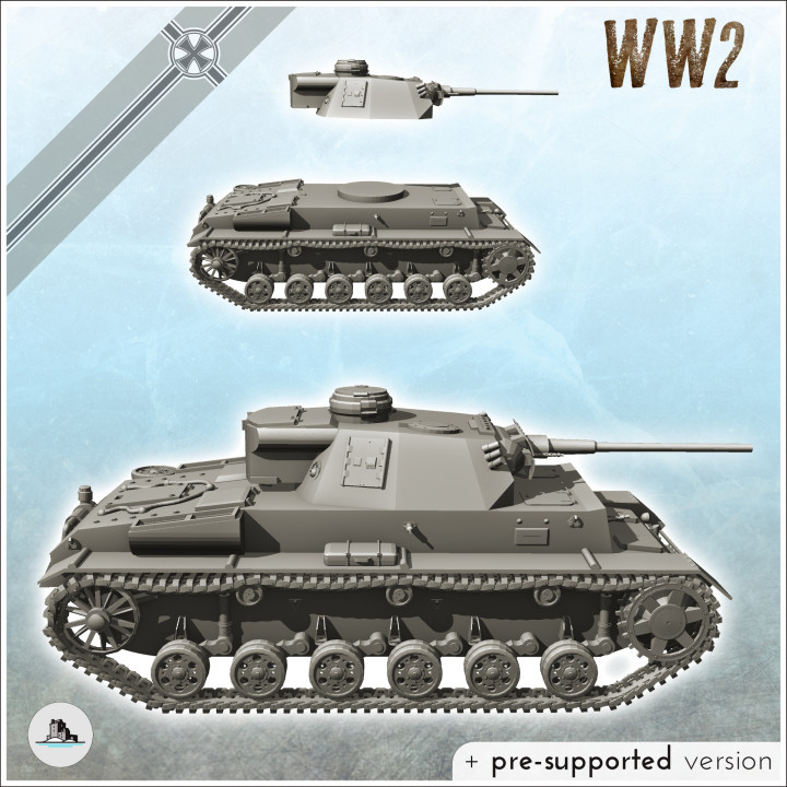 Panzer III Ausf. J (version B) - Germany Eastern Western Front Normandy Stalingrad Berlin Bulge WWII image