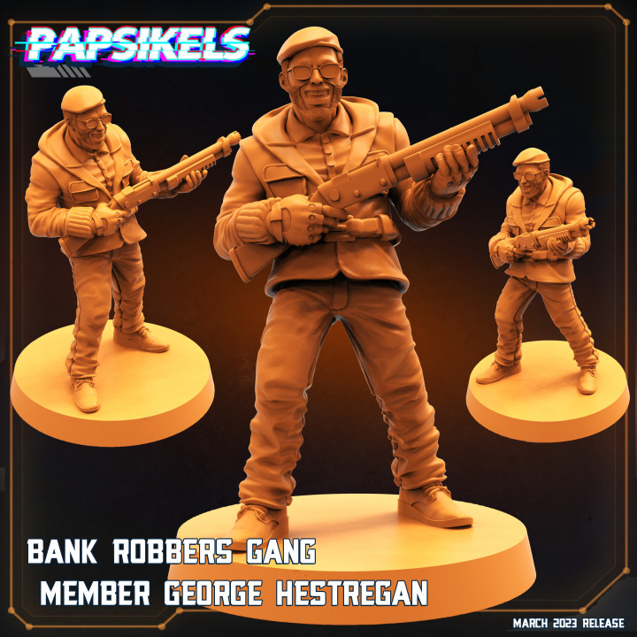 BANK ROBBERS GANG MEMBER GEORGE HESTREGAN