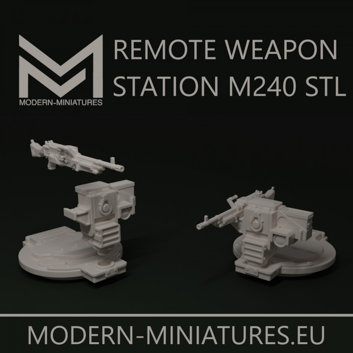 M240 RWS remote weapon station