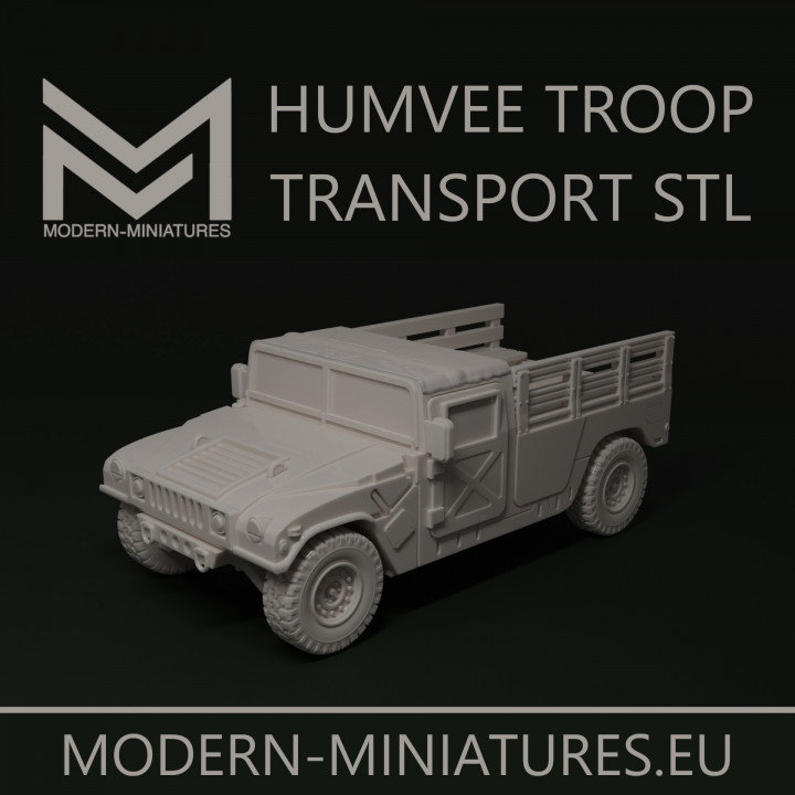 Humvee Troop Transport with optional armor