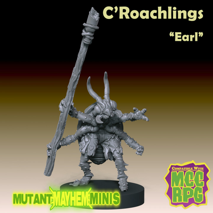 Croachlings "Earl", cockroach warrior image