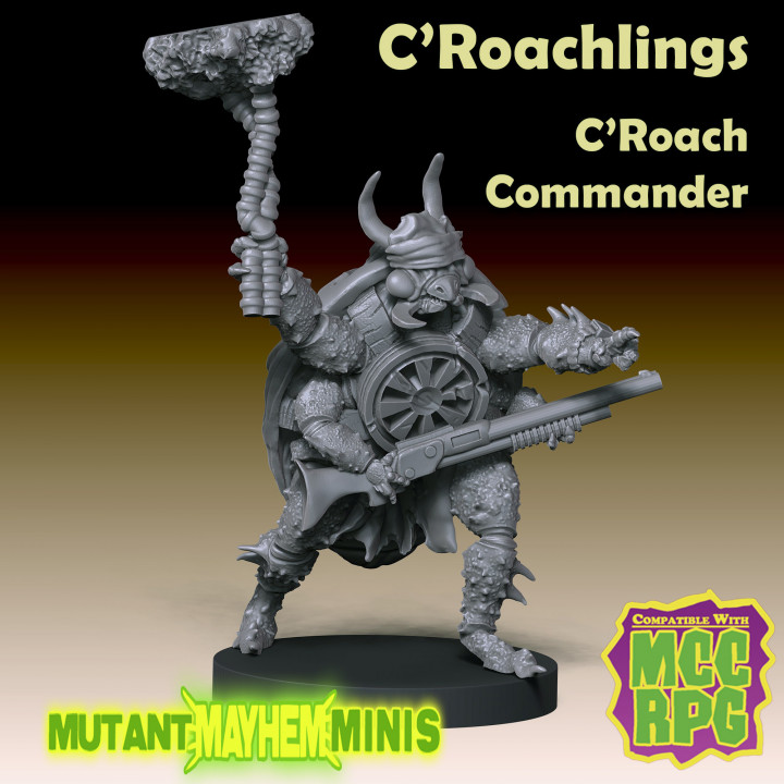 Croachling Mob, collection of cockroach characters image