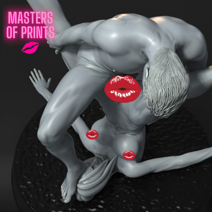 ANAL SEX - NSFW - EROTIC MINIATURE 75 MM SCALE