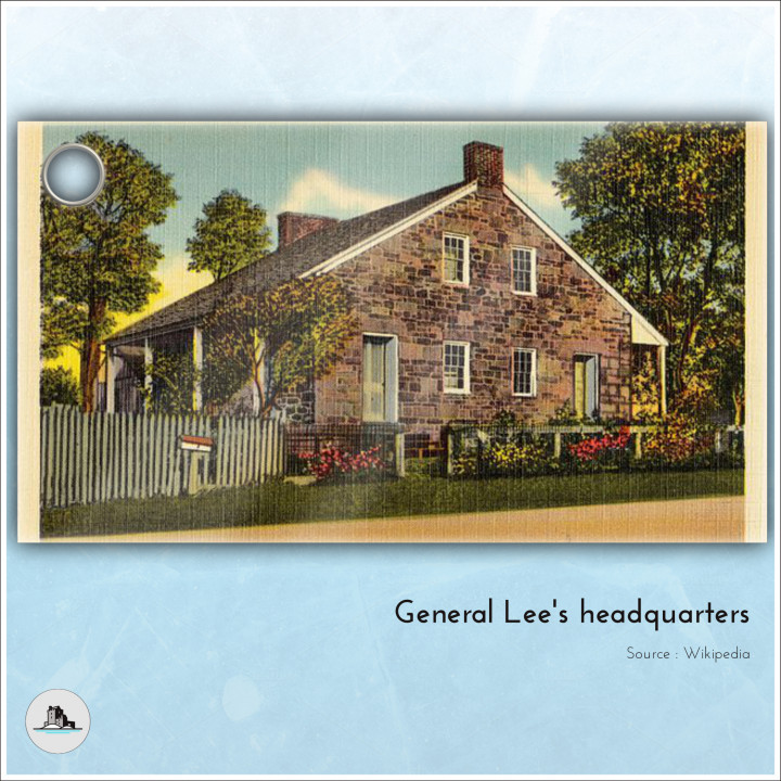 Gettysburg battlefield General Lee's headquarters - USA America ACW American Civil War History Historical image