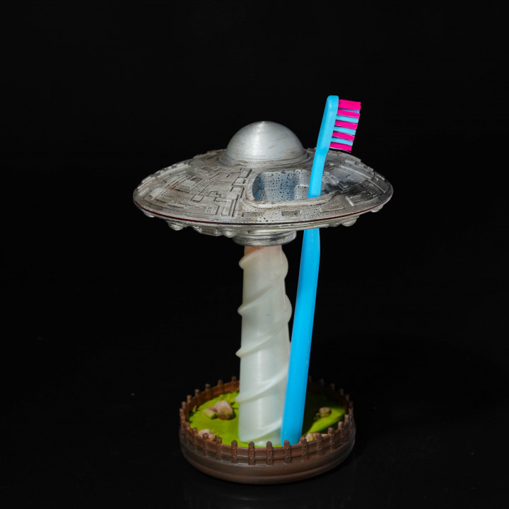 UFO Toothbush Holder image
