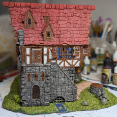 Picture of print of Medieval Tavern