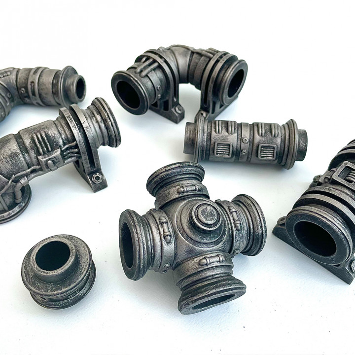 Modular Industrial Pipe Set image