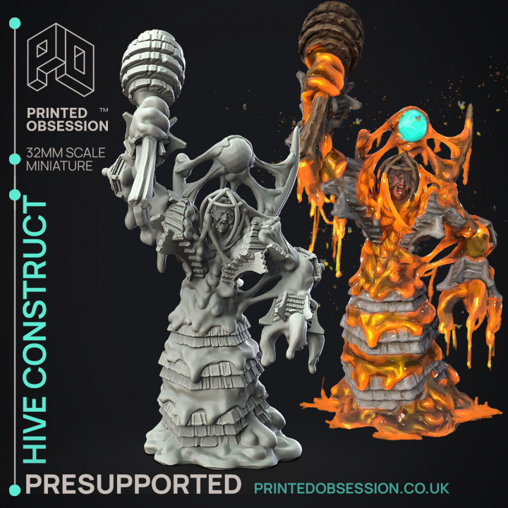 Bee Invasion - 14 monsters including a bee Dragon - PRESUPPRTED - 32mm Scale