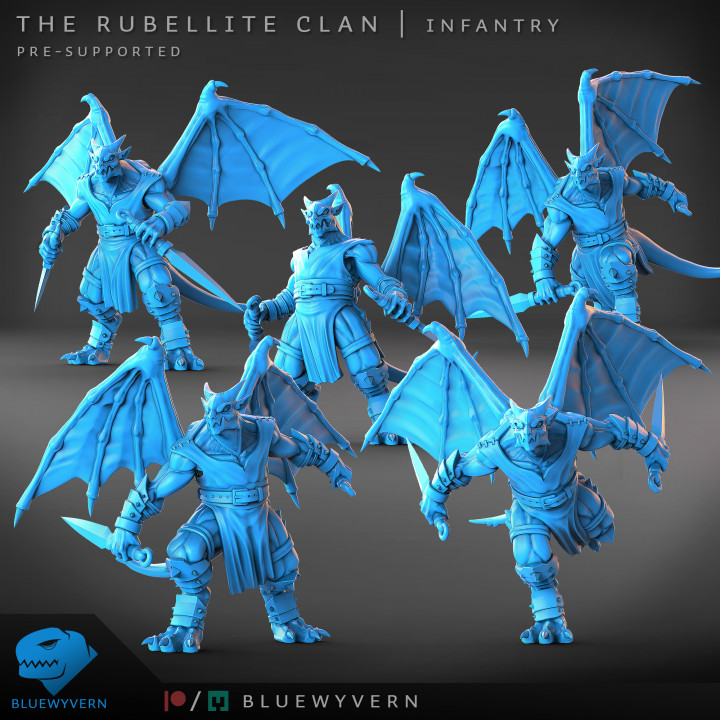 The Rubellite Clan - Complete Set (Modular) image