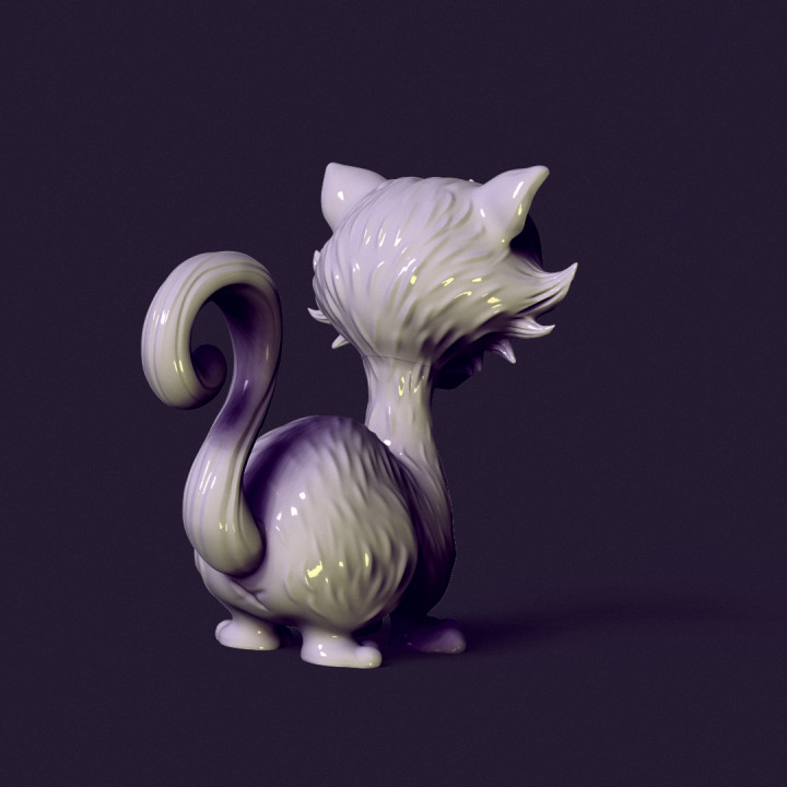 figurine of a fanny cat toy image