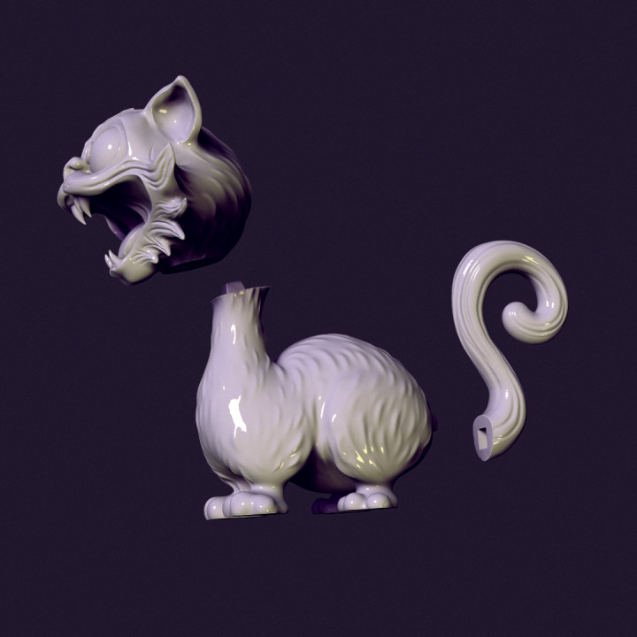figurine of a fanny cat toy image