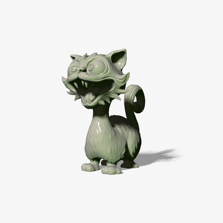 figurine of a fanny cat toy image