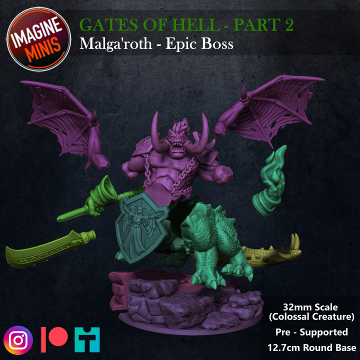 Gates Of Hell 2 - Malga'roth (Epic Boss) image