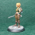 Adventurer Female Human Fighter A 35mm scale print image
