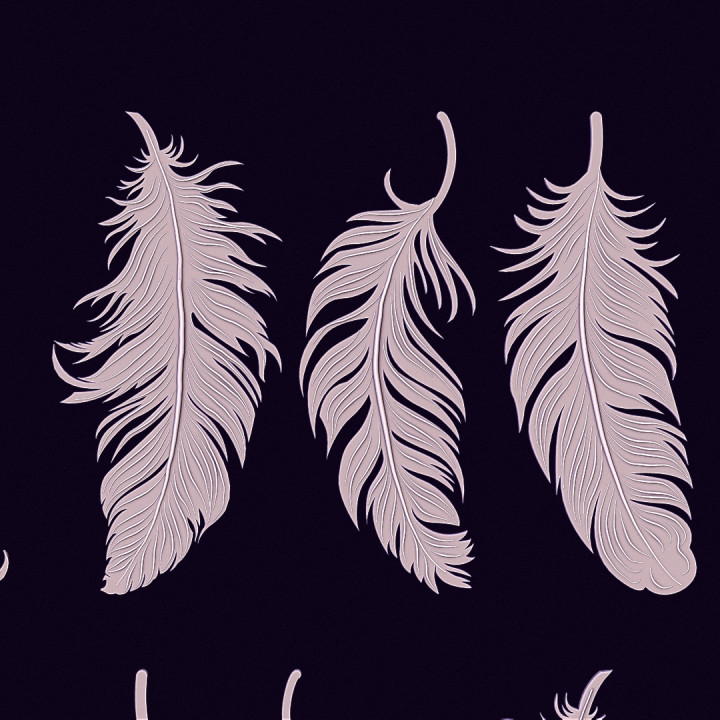 art feathers