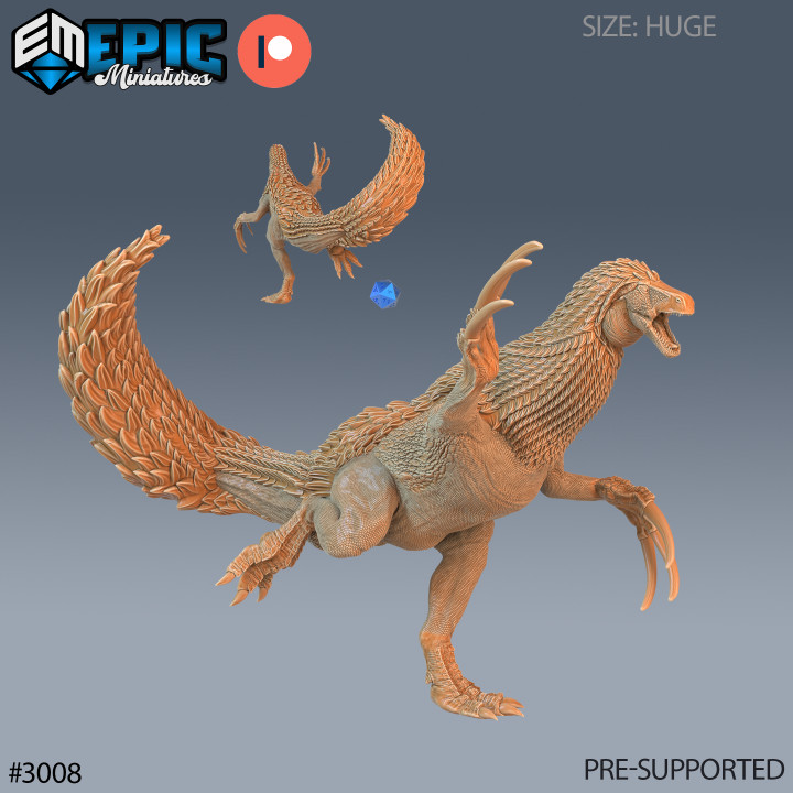 Therizinosaurus Set / Scythe Lizard / Theropoda Dinosaur / Ancient Predator / Dino World / Hunting Raptor / Jurassic Encounter image