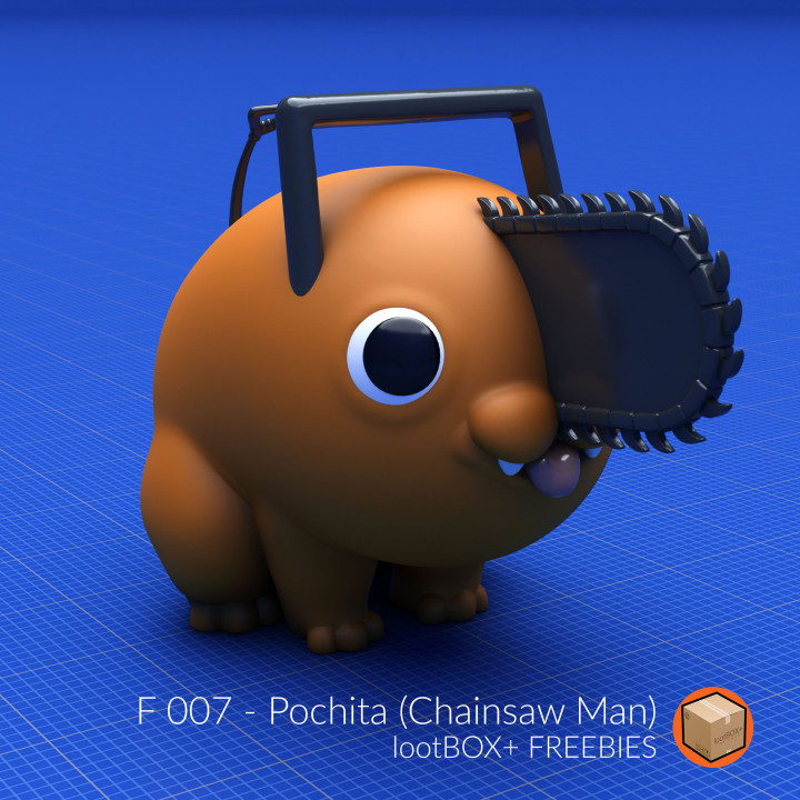 Pochita (Chainsaw Man) by Quan1um | Download free STL model ...