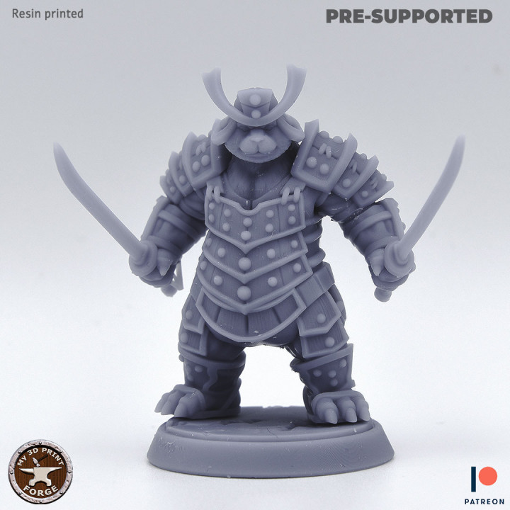 Panda Ninja with Katanas