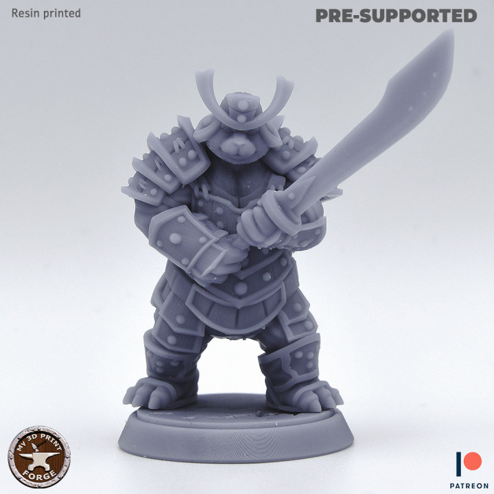 Panda Defender with Sword